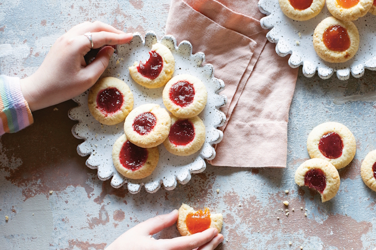 New recipe: Coconut Jam Drops