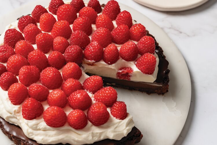 Recipe: Raspberry Chocolate Cream Pie