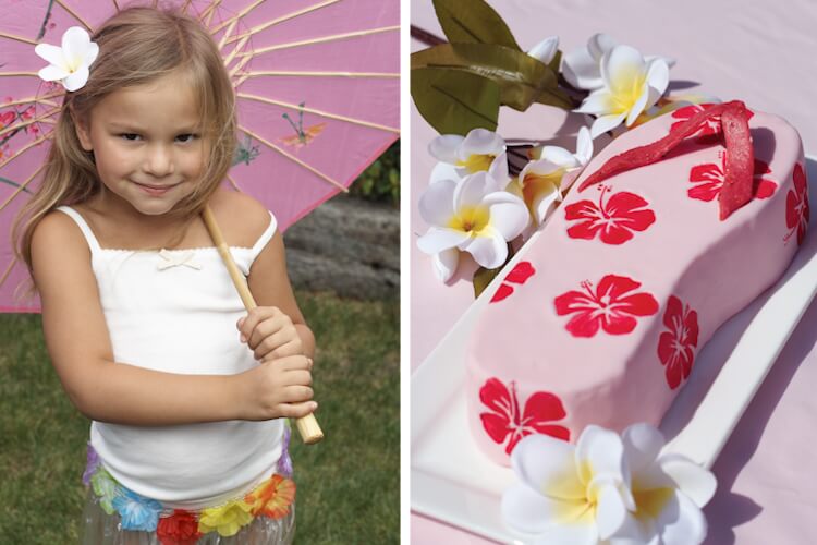 Have fun with a Luau style birthday party!