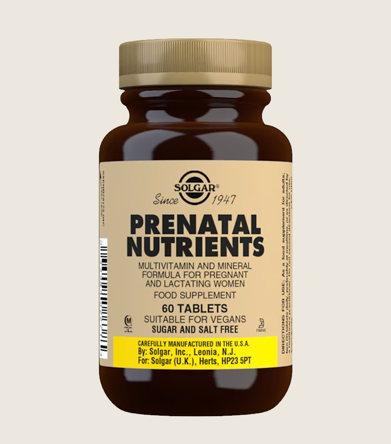 Solgar Prenatal Nutrients tablets