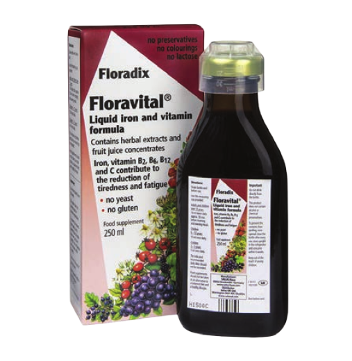 Floradix Floravital Vegan Liquid Herbal Iron Extract