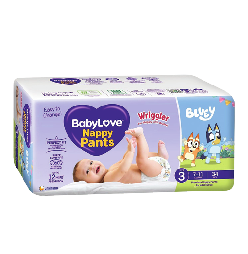 BabyLove Nappy Pants Size 3 34 Pack